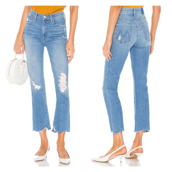 NWT MOTHER The Ankle Insider Chew, Destroyed Bills - Picture 4 of 16